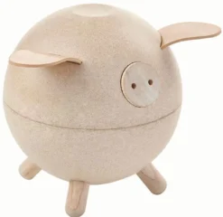Spardose Schwein natur