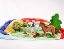 Spieltücher Sommer 5 Farben