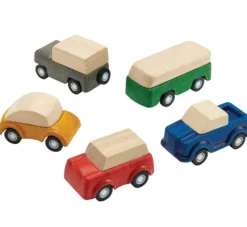 Spielzeug Auto 5er-Set Holz