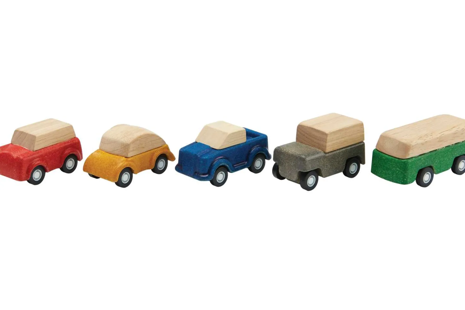 Spielzeug Auto 5er-Set Holz