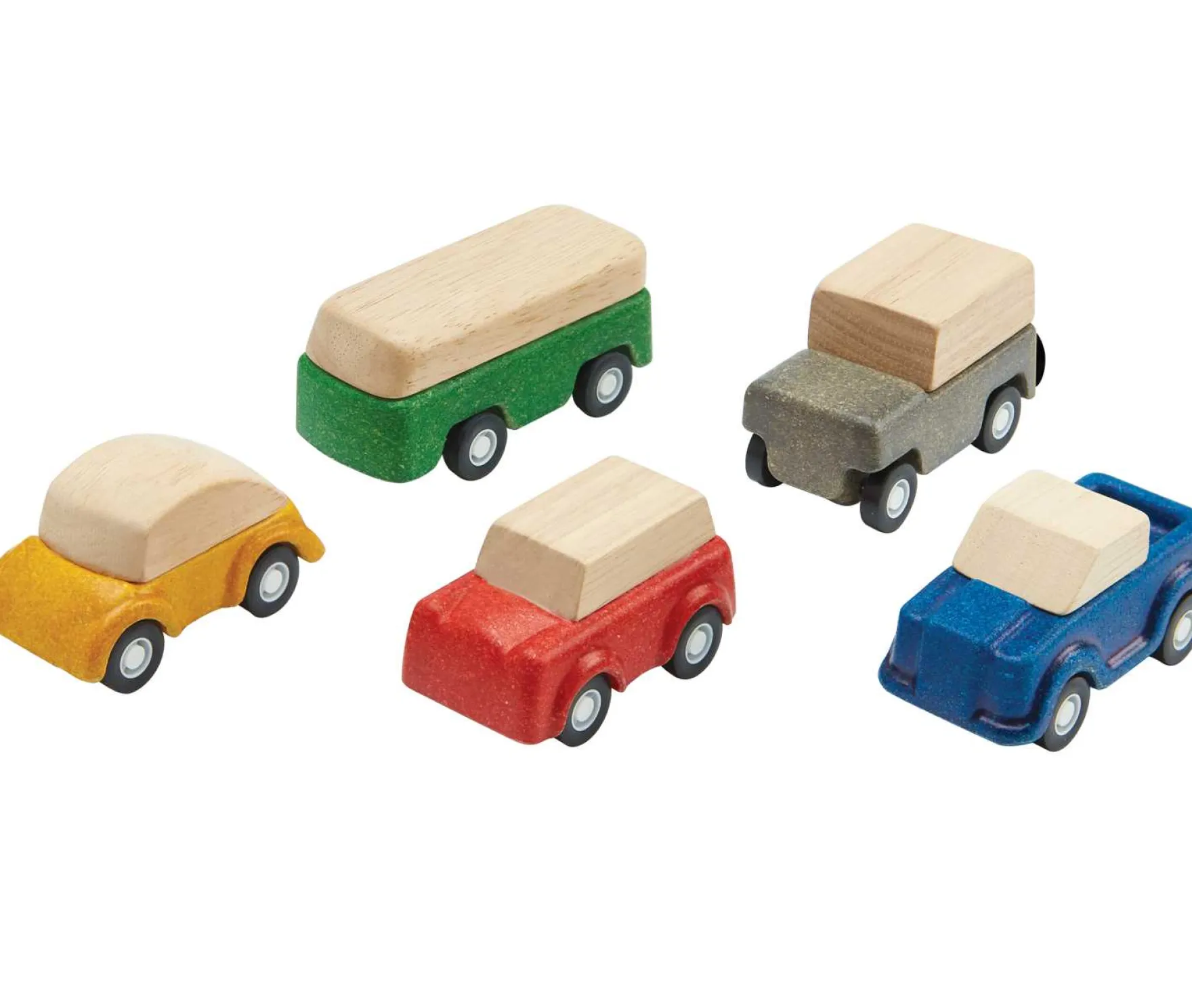 Spielzeug Auto 5er-Set Holz