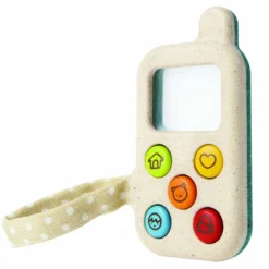 Spielzeug Handy natur-türkis