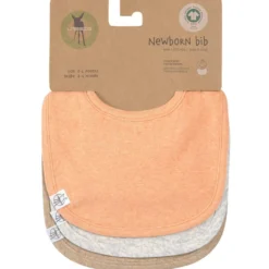 Spucklätzchen 3er Set apricot-beige