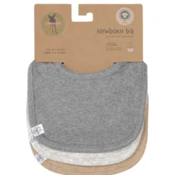 Spucklätzchen 3er Set grau-beige