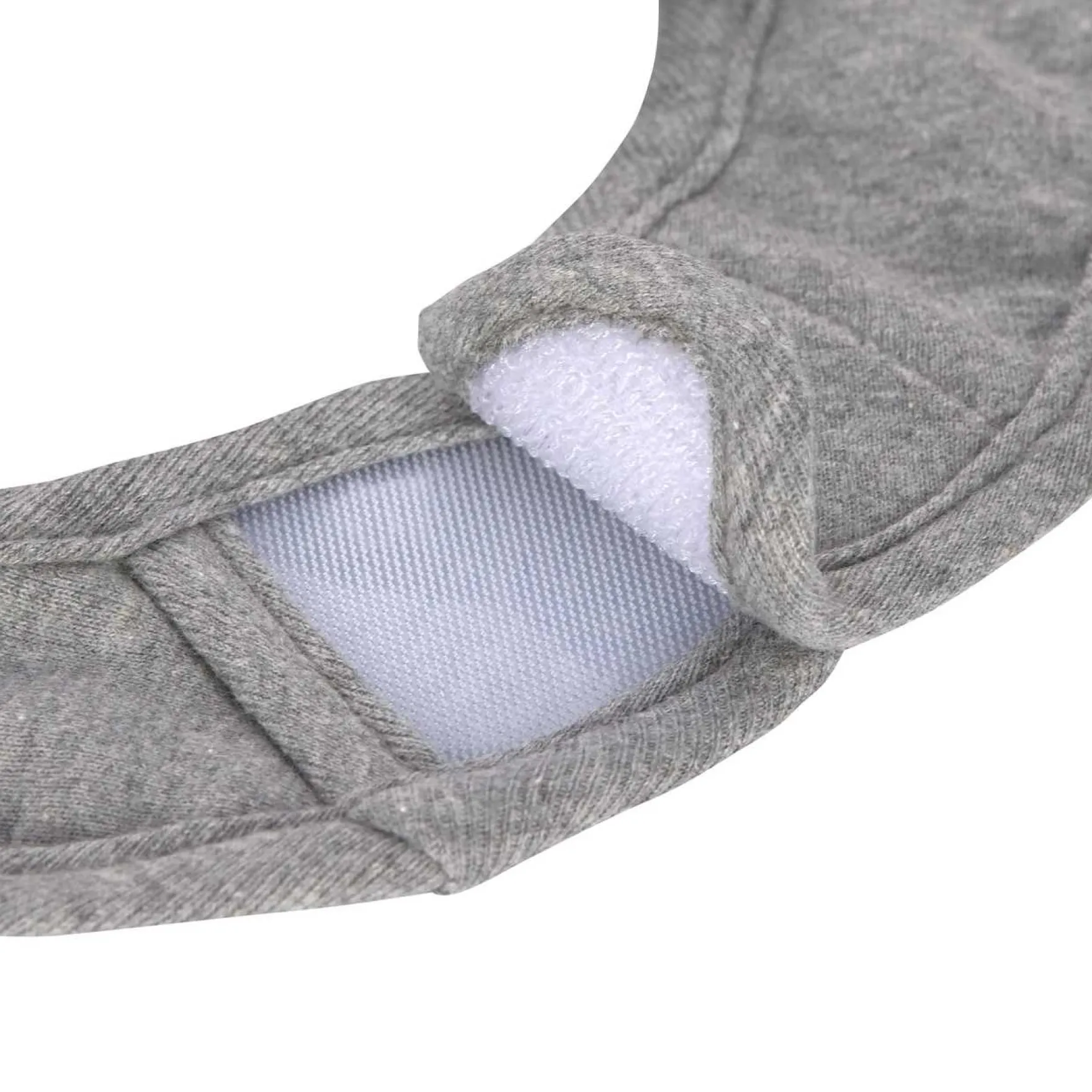Spucklätzchen 3er Set grau-beige