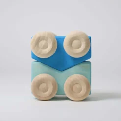 Stapel-Autos Blau