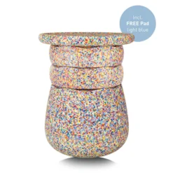 Stapelstein® Dynamic 4er Set confetti + Pad