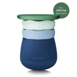 Stapelstein® Dynamic 4er Set waters & greens + Pad