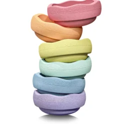 Stapelstein® 6er Set Original rainbow pastel