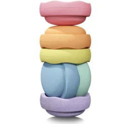 Stapelstein® 6er Set Original rainbow pastel