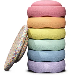 Stapelstein® Rainbow Set 6+1 pastel