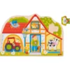 Steckpuzzle Holz - "Bauernhof" 7 Teile