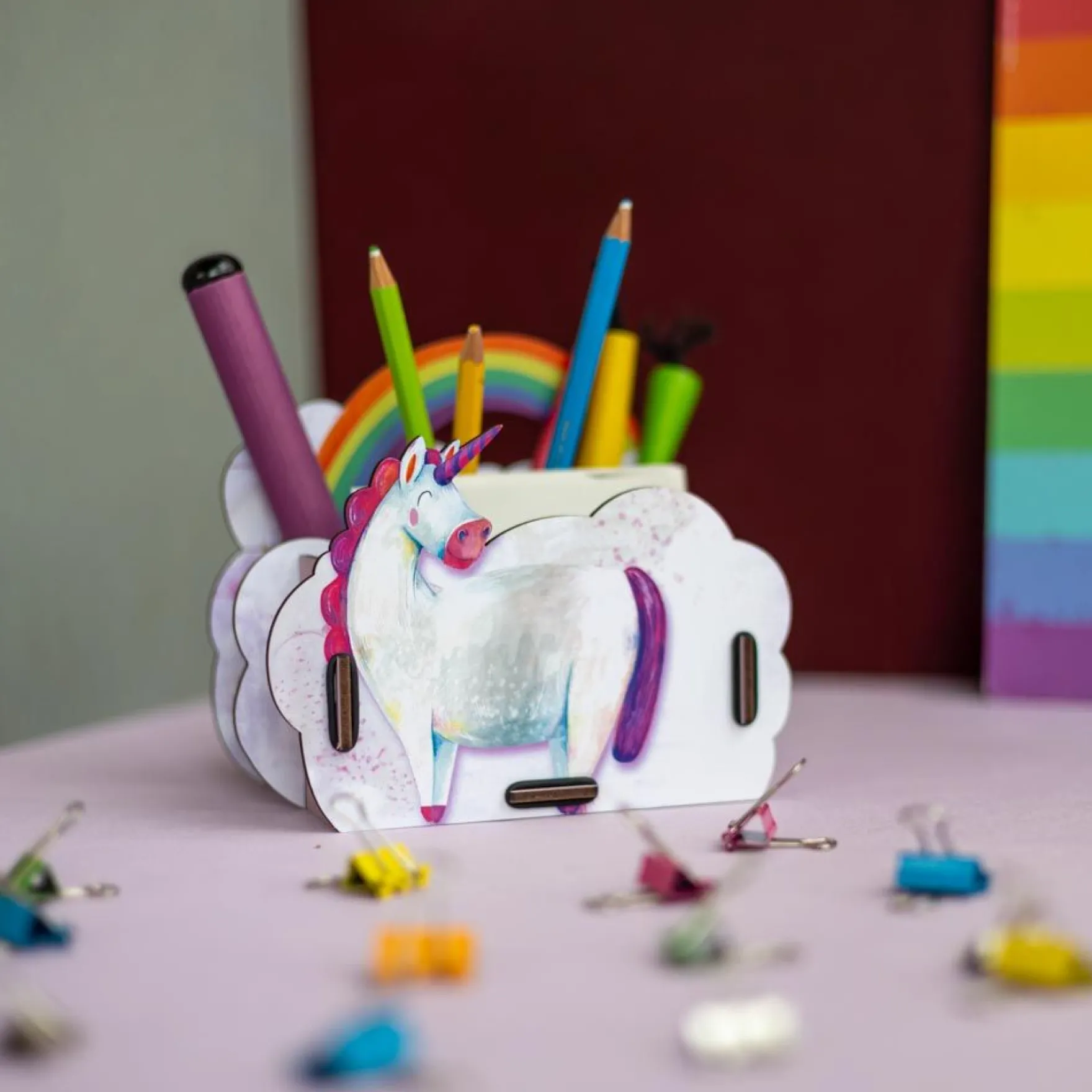 Stiftebox Einhorn