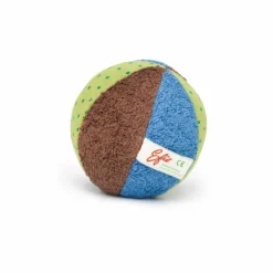 Stoff Rasselball blau-grün