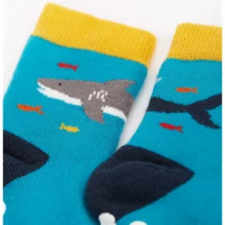 Stoppersocken blau-grün