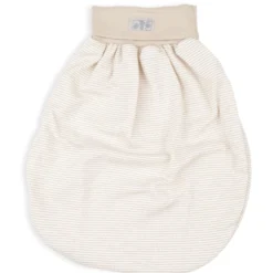 Strampelsack Wolle Seide Ringel sand