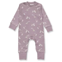 Strampler "Bunny" mauve 86
