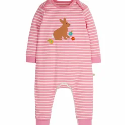 Strampler pink "Hase" 86/92