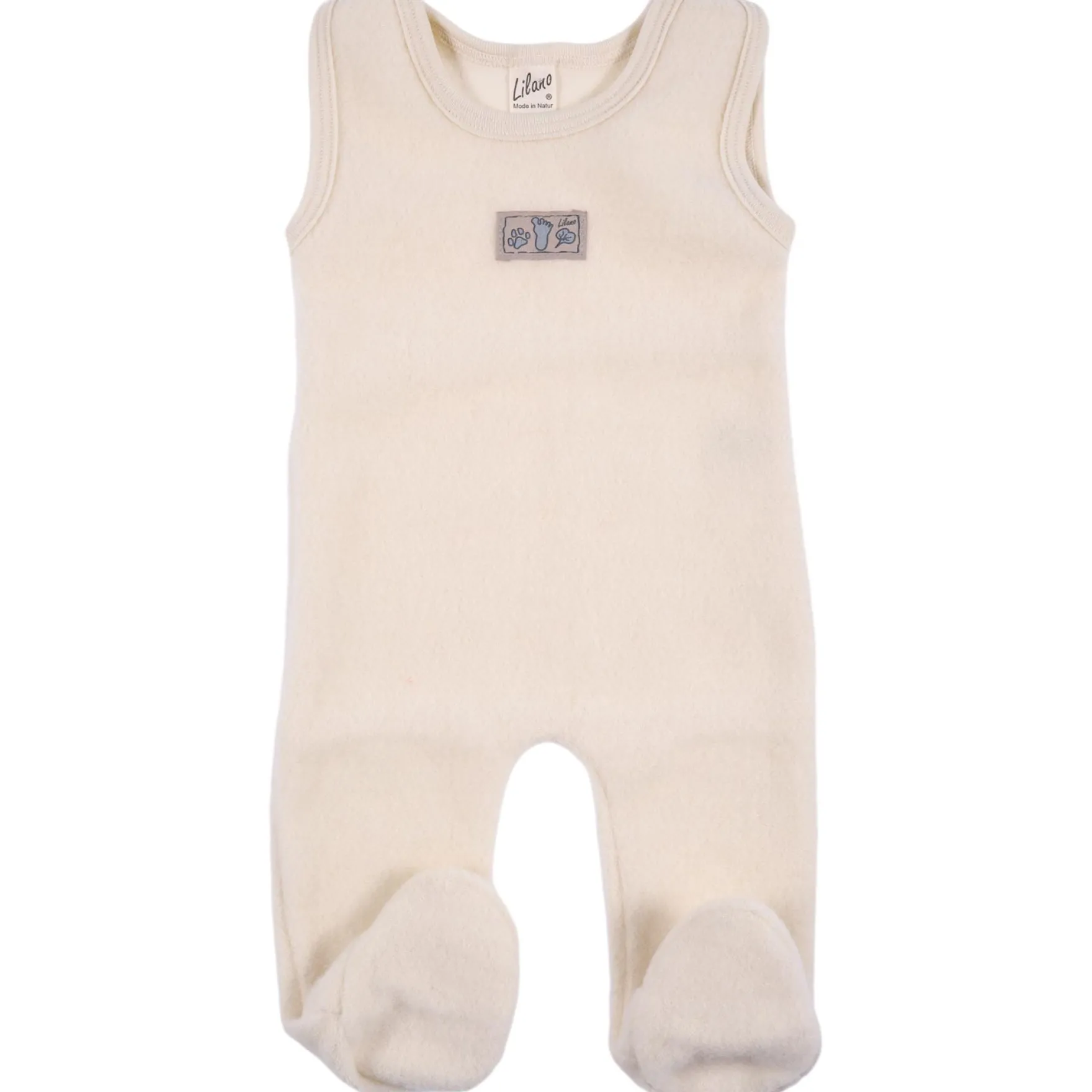 Strampler Wollfrottee natur 50