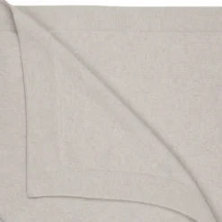 Strick-Babydecke natur