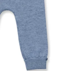 Strick-Babyhose denim melange 86