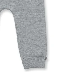Strick-Babyhose grey melange 86