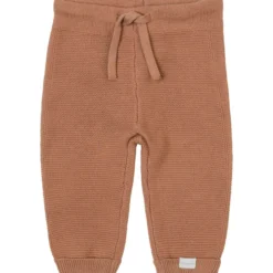 Strick-Babyhose orangebraun 50