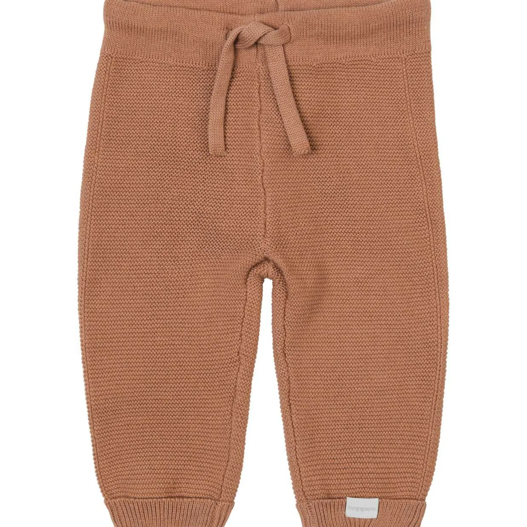 Strick-Babyhose orangebraun 50