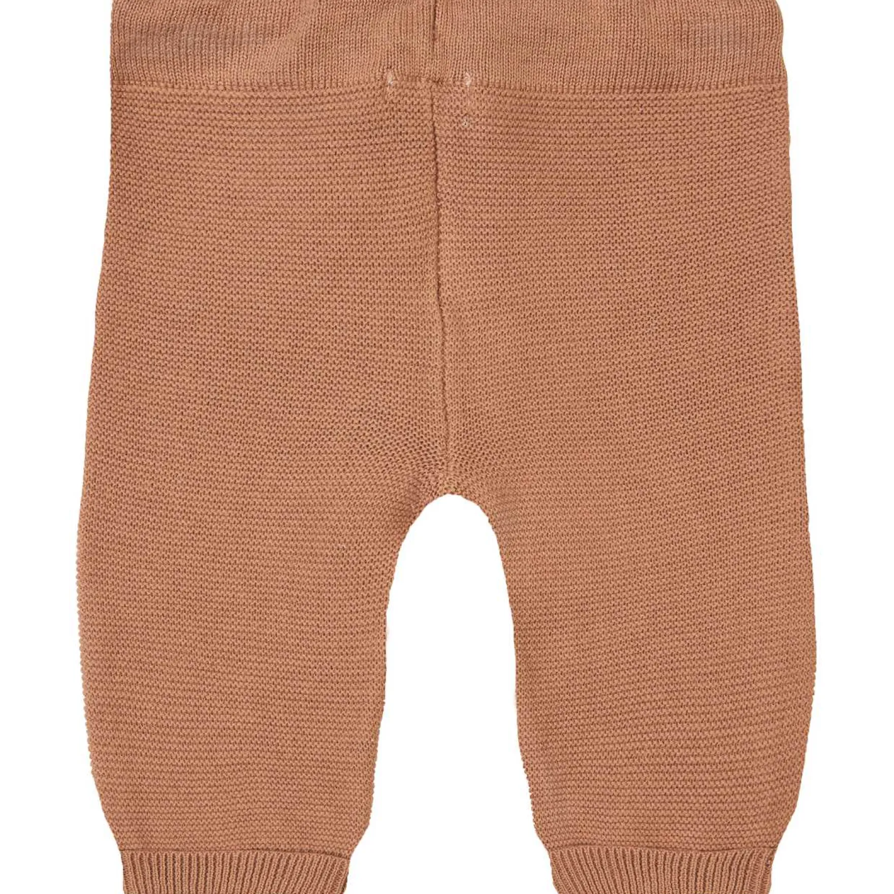 Strick-Babyhose orangebraun 50