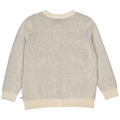 Strick-Cardigan "Blumen" oak-rose 98
