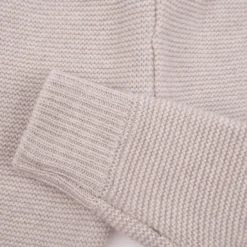 Strick-Hose mit Cashmere beige 74/80