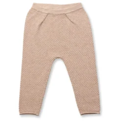 Strickhose mit Wabenstruktur haselnuss50/56