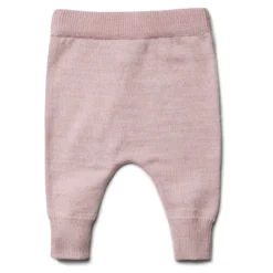 Strickhose Wolle/Seide blush 74/80