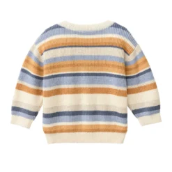 Strickjacke bunt geringelt 98/104