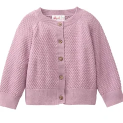 Strickjacke malve 74/80