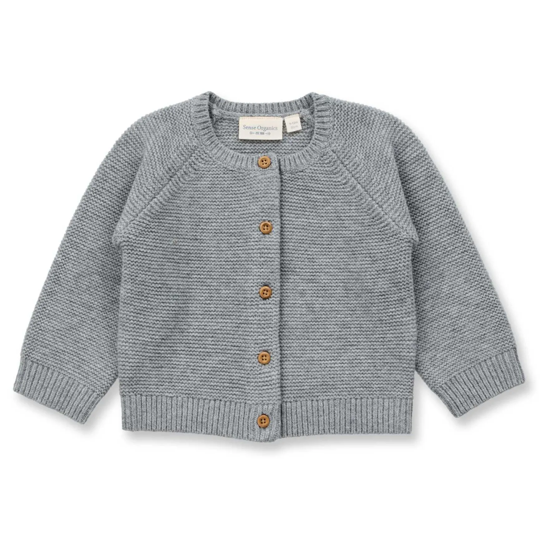 Strickjacke "Merinowolle" grey melange 74