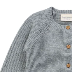 Strickjacke "Merinowolle" grey melange 74