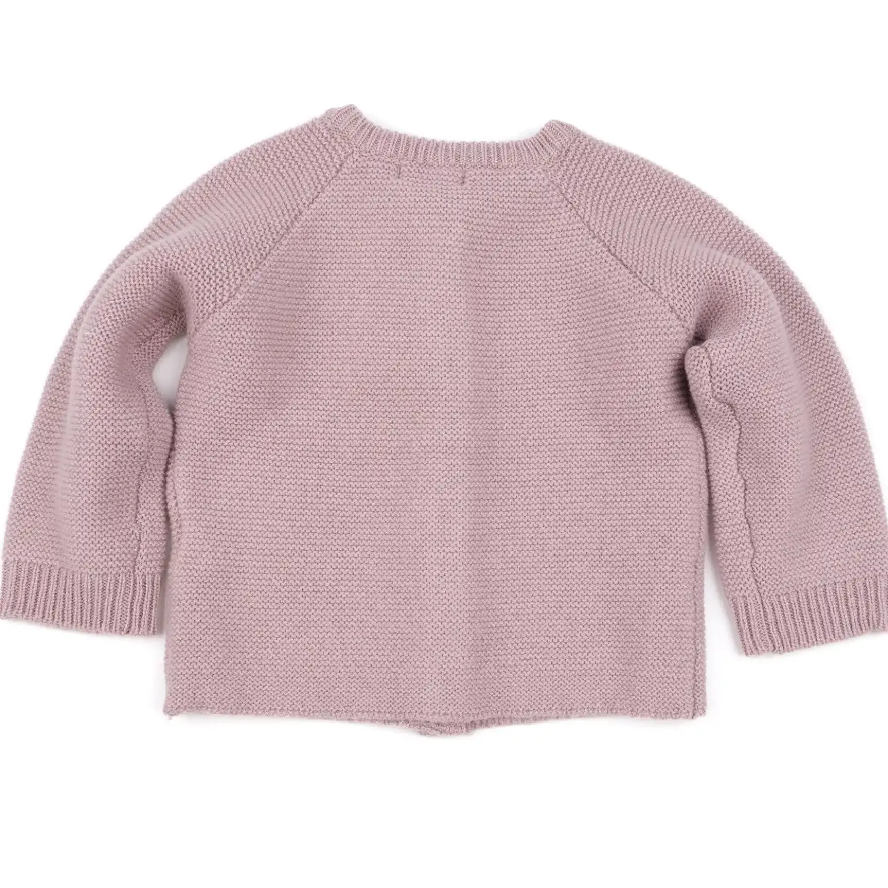 Strickjacke mit Cashmere altrose 62/68