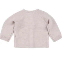 Strickjacke mit Cashmere beige 50/56