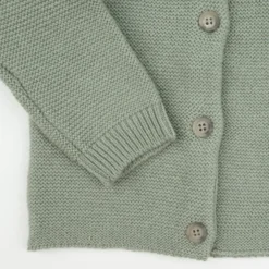 Strickjacke mit Cashmere sage 74/80