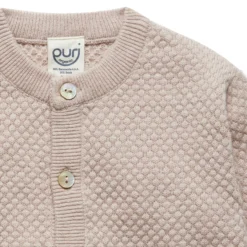 Strickjacke mit Seide cameo rose 50/56