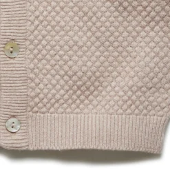 Strickjacke mit Seide cameo rose 50/56