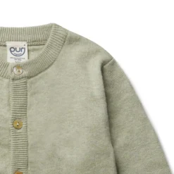 Strickjacke mit Seide pistazie 86/92