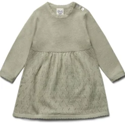 Strick-Kleid mit Seide pistazie 86/92