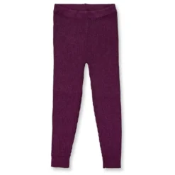 Strick-Leggings bordeaux melange 128