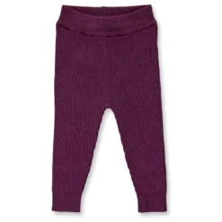 Strick-Leggings bordeaux melange 86