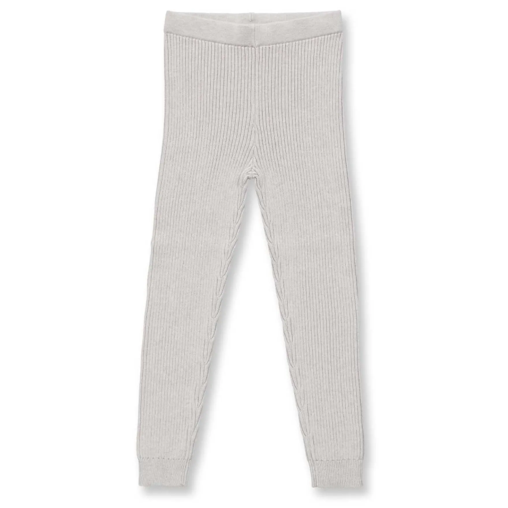 Strick-Leggings hellbeige 74