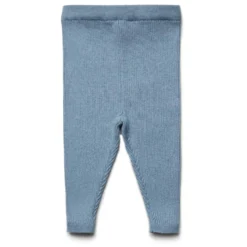 Strick-Leggings mit Schurwolle rauchblau 98/104