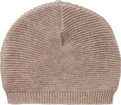 Strick-Mütze hellbraun 0M-3M