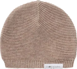 Strick-Mütze hellbraun 0M-3M